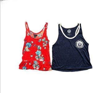 Bundle of two Sleeveless crop tops